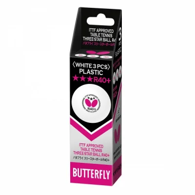 BUTTERFLY R40+ 3* (3ШТ В УП)