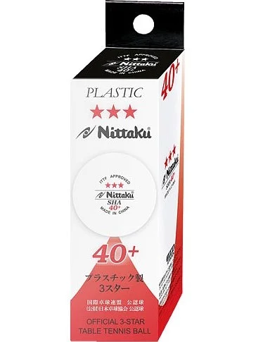 Nittaku SHA 40+ *** (3 шт)