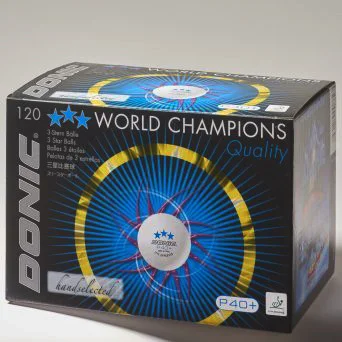 Donic P40+ 3* (120шт) ABS